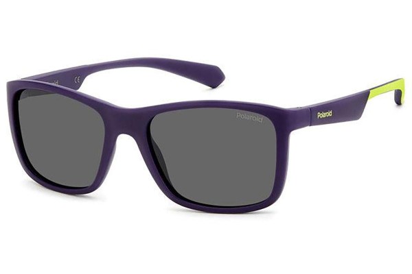 Sonnenbrille Polaroid Junior PLD8053/S 80Z/M9 Polarized Quadratisch Lila