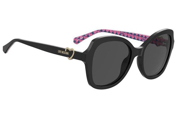 Sunglasses Love Moschino MOL059/S 807/IR Cat Eye Schwarz