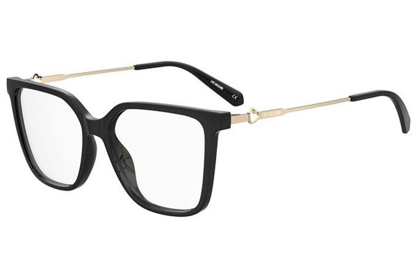 Glasses Love Moschino MOL612 807 Quadratisch Schwarz