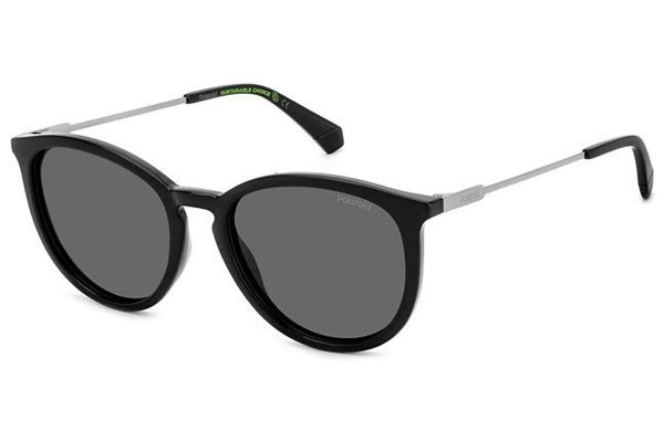 Sonnenbrille Polaroid PLD4143/S/X 807/M9 Polarized Rund Schwarz