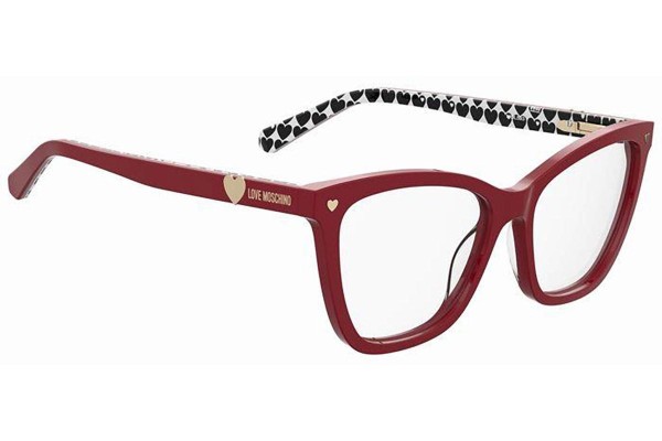 Brillen Love Moschino MOL593 C9A Cat Eye Rot