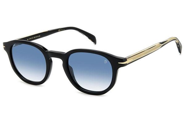 Sonnenbrille David Beckham DB1007/S 807/F9 Rund Schwarz