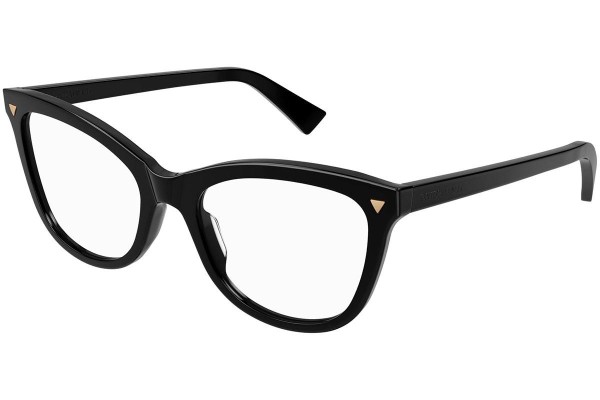 Glasses Bottega Veneta BV1226O 006 Quadratisch Schwarz