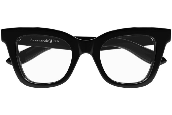 Brillen Alexander McQueen AM0394O 001 Quadratisch Schwarz