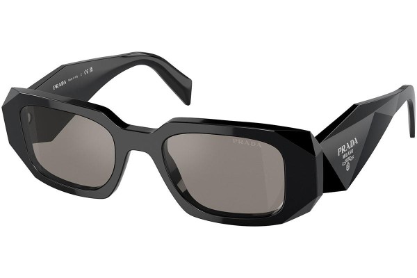 Sonnenbrille Prada PR17WS 1AB07Z Rechteck Schwarz