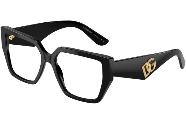 Brillen Dolce & Gabbana DG3373 501 Quadratisch Schwarz