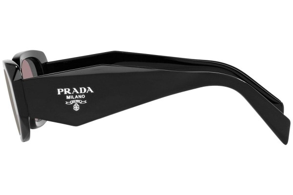 Sonnenbrille Prada PR17WS 1AB07Z Rechteck Schwarz