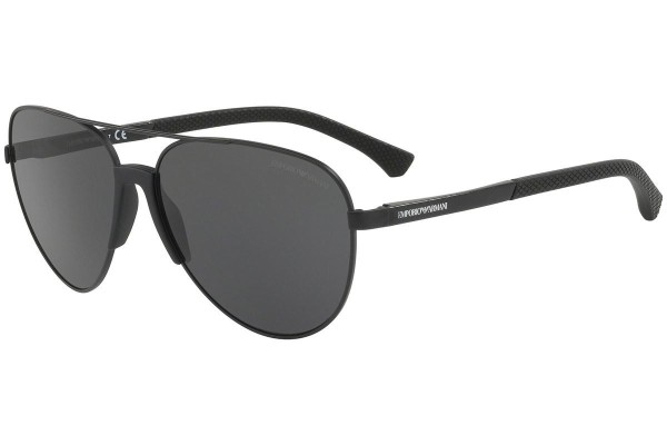 Sonnenbrille Emporio Armani EA2059 320387 Pilot Schwarz