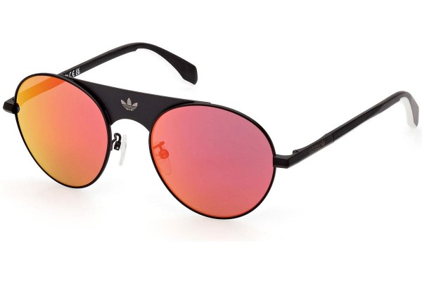 Sonnenbrille Adidas Originals OR0092 02Z Rund Schwarz