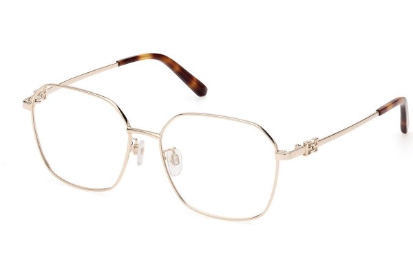 Glasses Bally BY5072-H 032 Quadratisch Gold