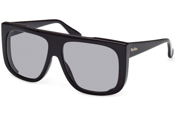 Sonnenbrille Max Mara MM0073 01A Flat Top Schwarz