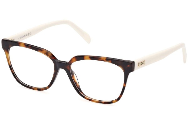 Glasses Emilio Pucci EP5228 052 Quadratisch Havanna