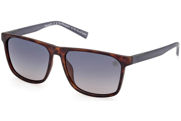 Sonnenbrille Timberland TB9312 52D Polarized Quadratisch Havanna