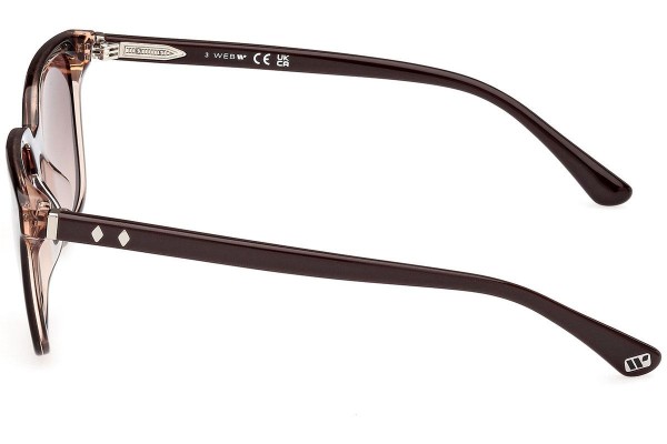 Sonnenbrille Web WE0348 50F Quadratisch Braun