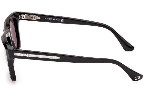 Sonnenbrille Web WE0350 01A Rechteck Schwarz