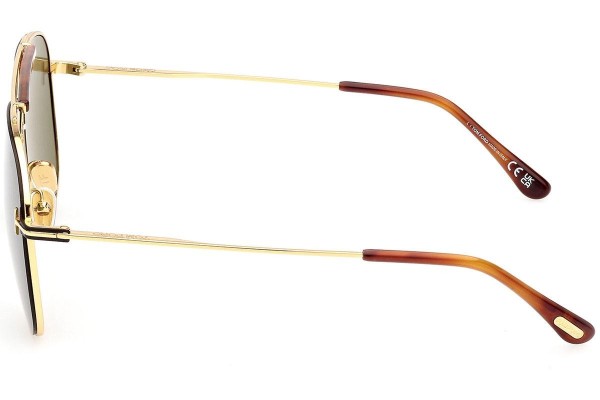 Sonnenbrille Tom Ford FT1018 30N Pilot Gold