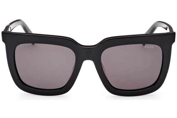 Sunglasses Emilio Pucci EP0201 01A Quadratisch Schwarz