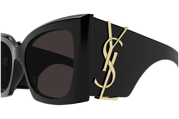 Sonnenbrille Saint Laurent SLM119BLAZE 001 Cat Eye Schwarz