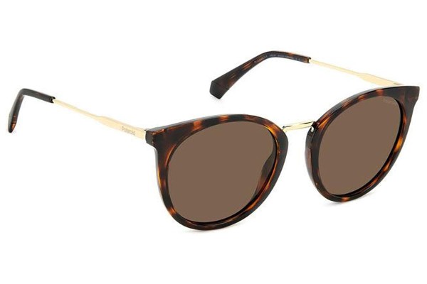 Sonnenbrille Polaroid PLD4146/S/X 086/SP Polarized Cat Eye Havanna