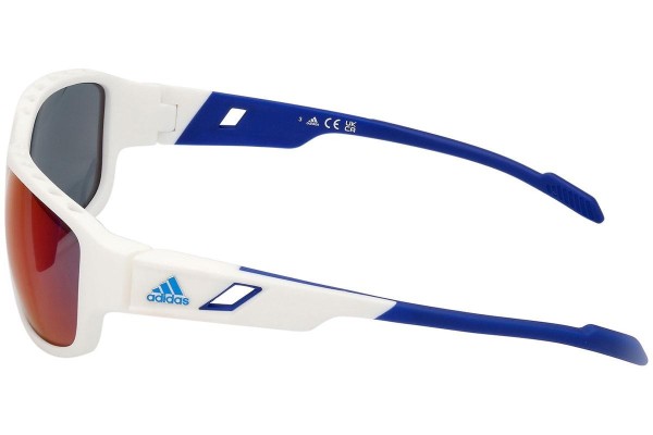 Sonnenbrille Adidas Sport SP0045 21Z Rechteck Weiß