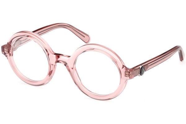 Glasses Moncler ML5194 072 Rund Rosa