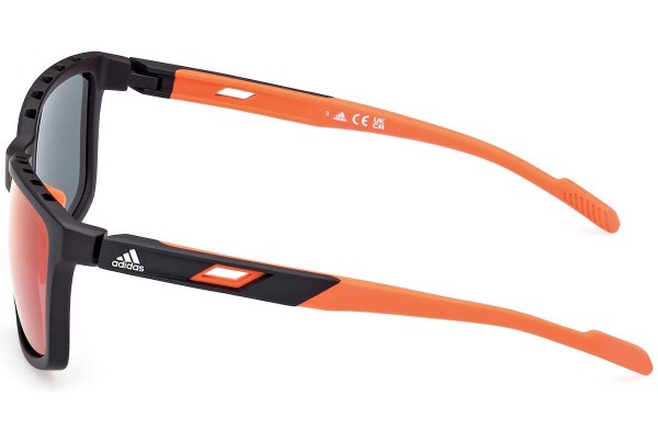 Sunglasses Adidas Sport SP0047 02Z Rechteck Schwarz