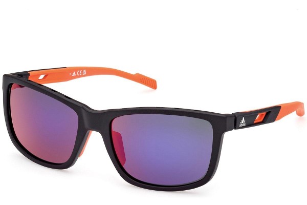 Sunglasses Adidas Sport SP0047 02Z Rechteck Schwarz