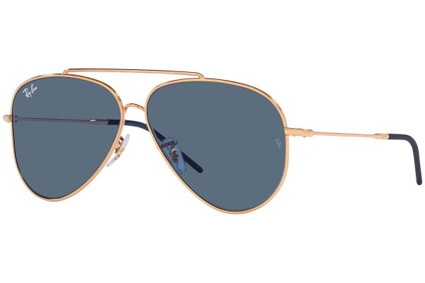 Sonnenbrille Ray-Ban Aviator Reverse RBR0101S 92023A Pilot Gold