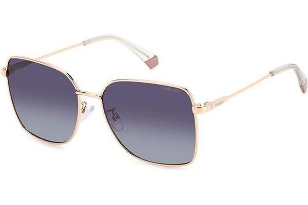 Sonnenbrille Polaroid PLD4158/G/S/X DDB/WJ Polarized Quadratisch Gold