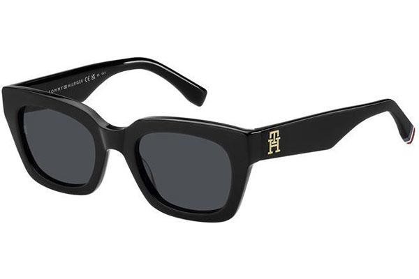 Sonnenbrille Tommy Hilfiger TH2052/S 807/IR Rechteck Schwarz