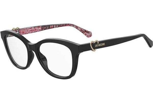 Glasses Love Moschino MOL620 807 Quadratisch Schwarz