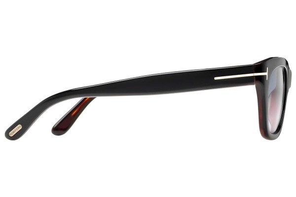 Sonnenbrille Tom Ford Snowdon FT0237 05B Quadratisch Schwarz