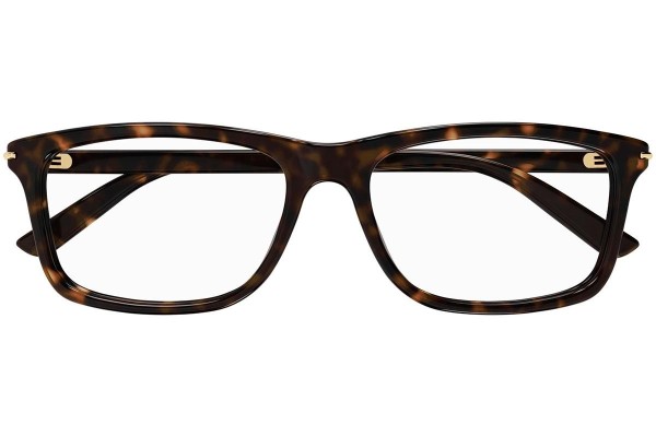 Glasses Gucci GG1447O 002 Rechteck Havanna