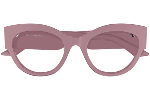 Brillen Alexander McQueen AM0435O 003 Cat Eye Rosa