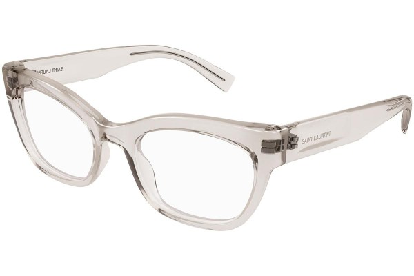 Brillen Saint Laurent SL643 008 Cat Eye Kristall