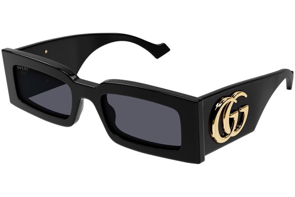 Sunglasses Gucci GG1425S 001 Rechteck Schwarz