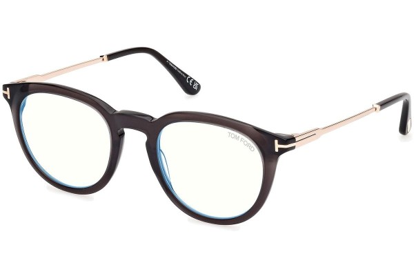 Glasses Tom Ford FT5905-B 005 Rund Schwarz