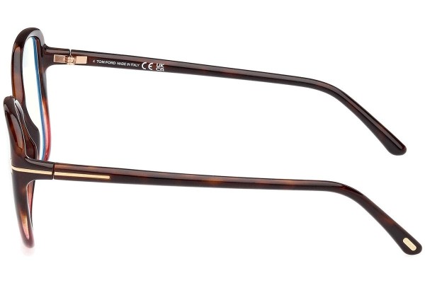 Glasses Tom Ford FT5907-B 055 Cat Eye Havanna