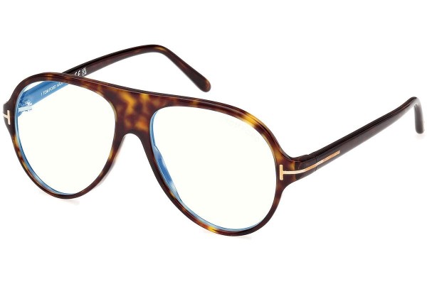 Glasses Tom Ford FT5012-B 052 Pilot Havanna