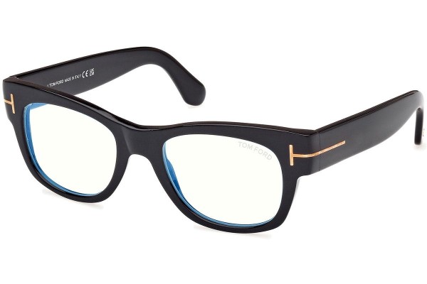 Glasses Tom Ford FT5040-B 001 Quadratisch Schwarz