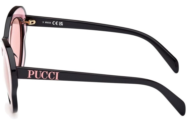 Sunglasses Emilio Pucci EP0221 74S Rund Rosa