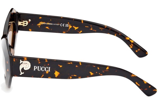 Sonnenbrille Emilio Pucci EP0214 52E Cat Eye Havanna