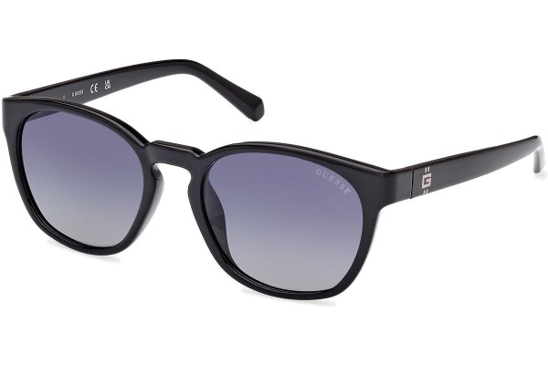 Sunglasses Guess GU00083-H 01D Polarized Rund Schwarz