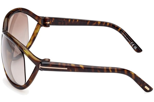 Sonnenbrille Tom Ford Fernanda FT1069 52G Besondere Havanna