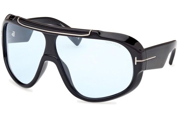 Sonnenbrille Tom Ford Rellen FT1093 01V Quadratisch Schwarz