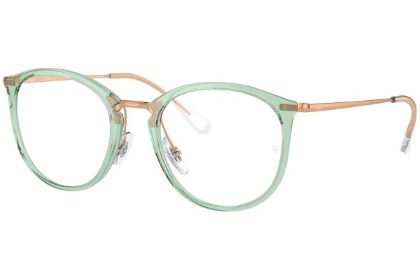 Glasses Ray-Ban RX7140 8337 Rund Grün