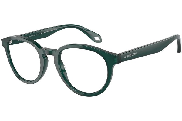 Glasses Giorgio Armani AR7248 6044 Rund Grün