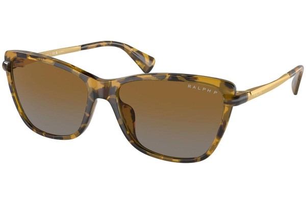 Sonnenbrille Ralph Lauren RA5308U 5836T5 Polarized Cat Eye Havanna