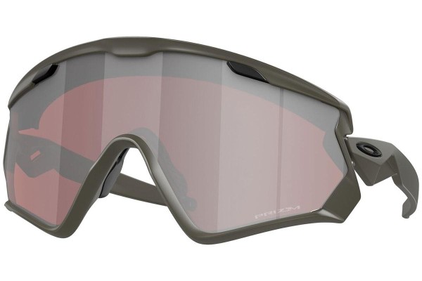 Sunglasses Oakley Wind Jacket 2.0 OO9418 941826 Monoscheibe | Shield Grün