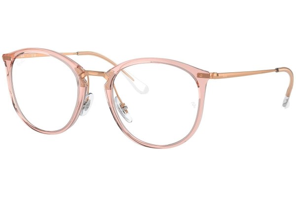 Brillen Ray-Ban RX7140 8335 Rund Rosa